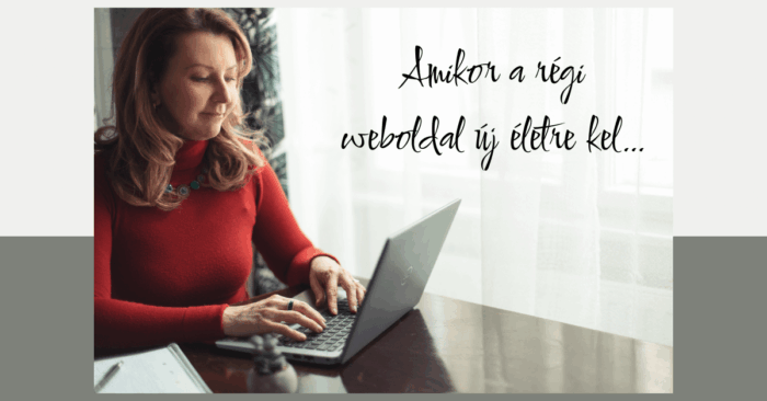 Weboldal új élete