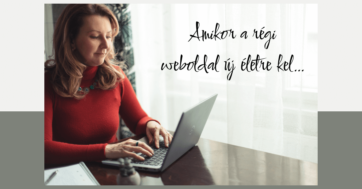 Weboldal új élete