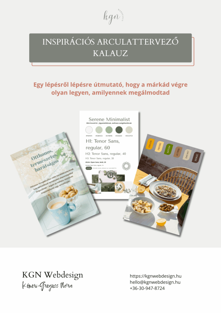 Inspirációs arculattervező kalauz